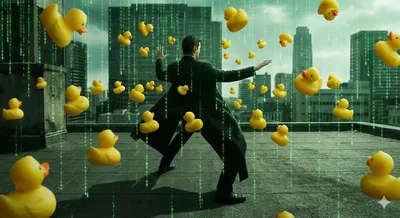 Matrix Bullet Time — Rubber Ducks