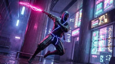 White Model → Cyberpunk 2077 CG Render