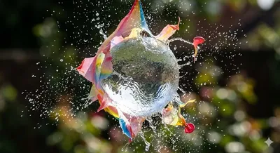 Water Balloon Bursting Macro