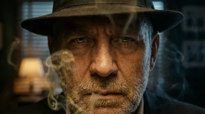 Noir Detective Close-Up Portrait