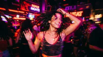 Dynamic Blur Portrait — Miami Nightlife