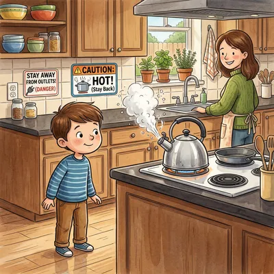 Kitchen Safety Poster for Kids