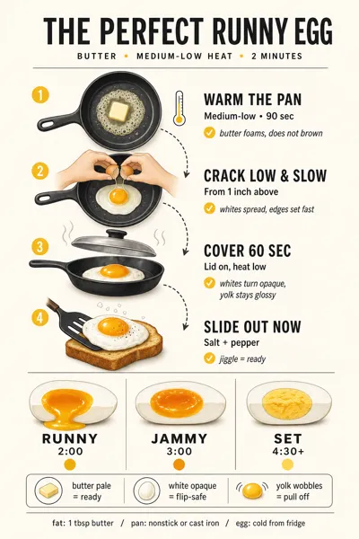 Runny Egg Frying Guide